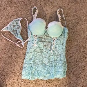 Never worn lingerie set